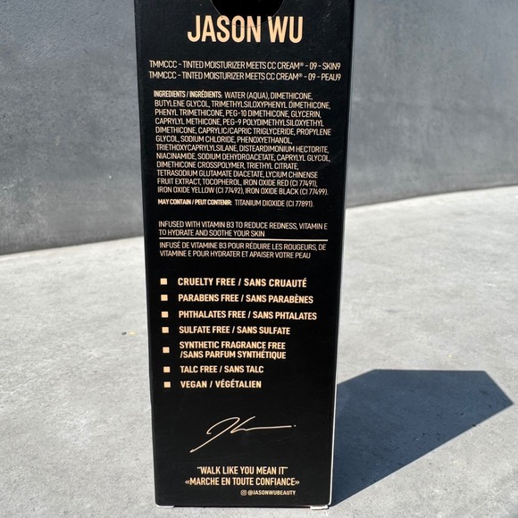 Jason Wu Tinted Moisturizer Meets CC Cream Skin9 Clean Beauty 1.01oz - Picture 5 of 6